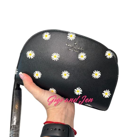 Kate Spade Perry Daisy Bloom Printed Leather Dome Crossbody Bag main image 5